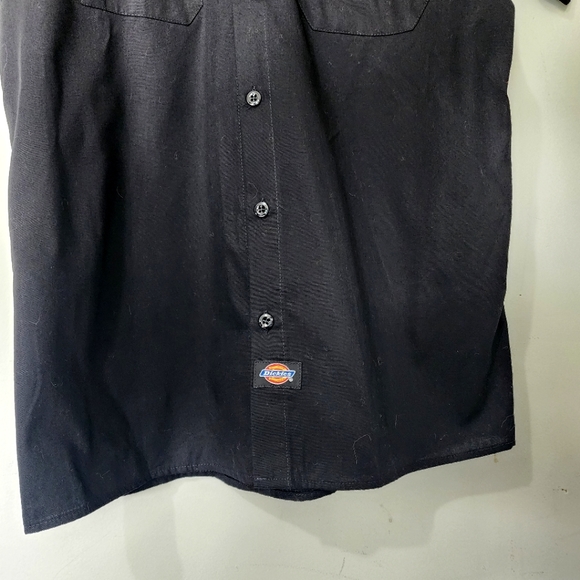 Dickies Curse Of The Avenging Disco Zombie Pimp Black Button Down Shirt - Picture 4 of 9
